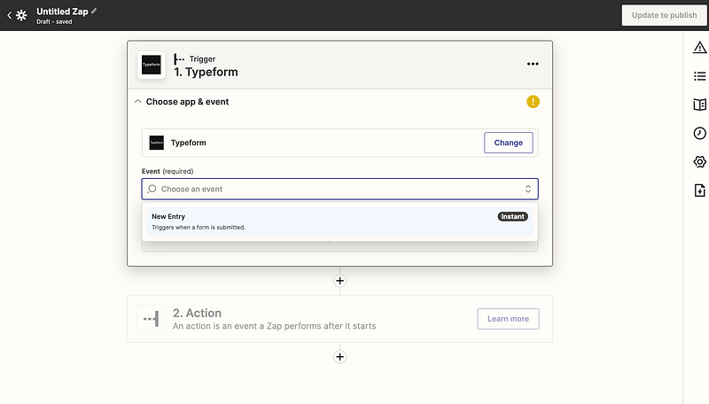 Create a POAP using Typeform